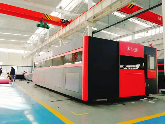 Precitec Laser Head 1000W-25000W ماشین برش لیزری فیبر CNC برای پردازش ورق فلزی