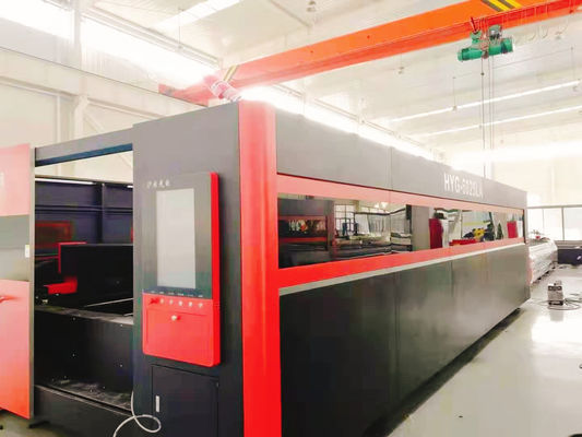 Precitec Laser Head 1000W-25000W ماشین برش لیزری فیبر CNC برای پردازش ورق فلزی