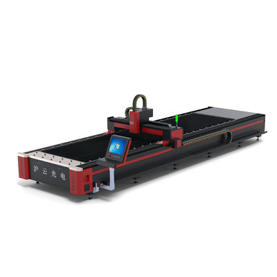 7000 کیلوگرم وزن ماشین برش لیزر فیبر CNC 18x18 50w در جینان 1530