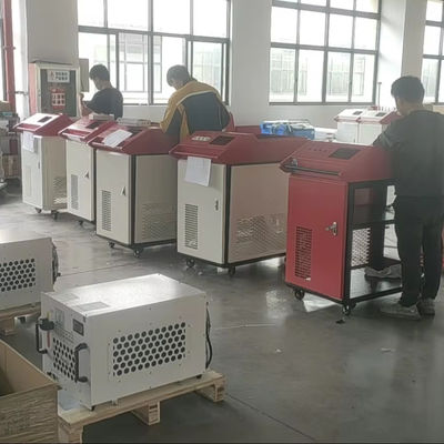 1000W 1500W 2000W 3000W ماشین جوش لیزری فیبر دستی قابل حمل برای صنعتی