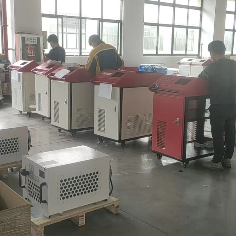 1000W 1500W 2000W 3000W ماشین جوش لیزری فیبر دستی قابل حمل برای صنعتی